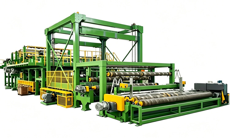 Four-layer lightbox fabric laminating machine